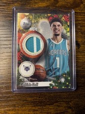 Topps 2025-26 Holiday LaMelo Ball Charlotte Hornets Player Relic #PR-LB 69/99