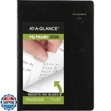 AT-A-GLANCE 2026 Planner, Monthly, 7" x 10", Large, Designer Cove