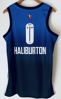 Tyrese Haliburtonハリバートン ゲームジャージ(2023) XL Tyrese Haliburton Indiana Pacers 2023-2024 Game Worn Icon