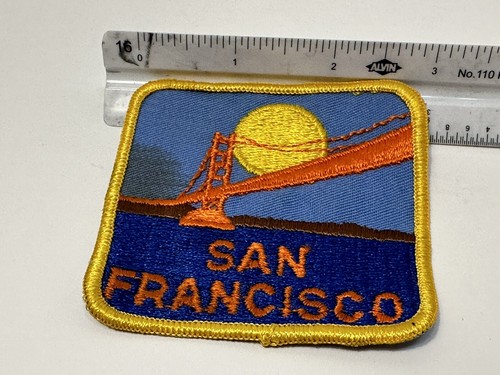 San Francisco Vintage Patch Embroidered 3x3 - Picture 3 of 4