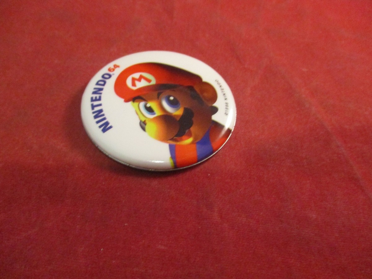 【Nintendo】SUPER MARIO 64 PROMO CAP 1990's Super Mario N64 Promo Hat Official Nintendo Cap Black