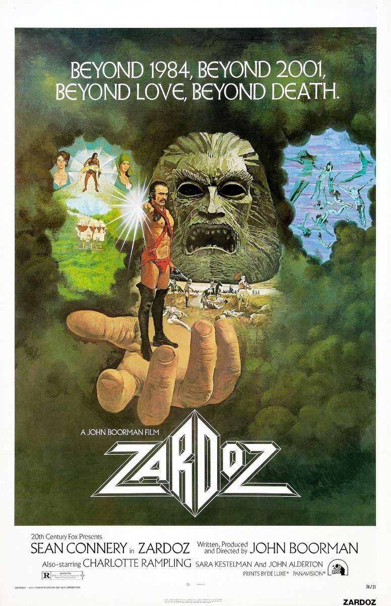 Zardoz movie poster : 11 x 17 inches - Sean Connery, Charlotte