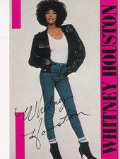 Autogramm - Whitney Houston