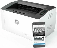 HP 107w Laser Monochrome Printer - White for sale online | eBay