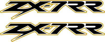 専用3 TP ZX-7RR / ZX7RR Fairing Decals / Stickers (200mm) X2 /1116 | eBay
