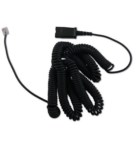 Plantronics 40702-01 Phone Coiled Extension Cable RJ-11 Male - Male Proprietary - Image 2 of 3
