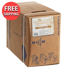 Cream Soda Flavor Beverage Concentrate Soda Syrup 5 Gal. Bag in Box Easy To Use
