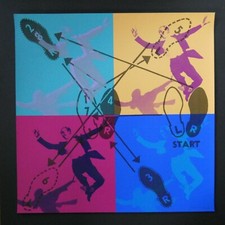 Juergen Kuhl - Fred Astaire, Siebdruck, handsigniert