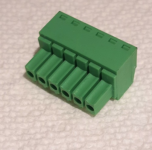4 Pcs of 6 pin 3.5mm Euro style Pluggable TERMINAL STRIP by Molex 395005006 Plug - Picture 4 of 6