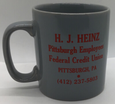 H. J. Heinz Pittsburgh Employees Federal Credit Union 10 Oz. Mug Cup