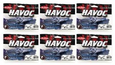 (6) Unopened Bags Packs Berkley Havoc 3 1/2" Skeet Reece Slop Craw Electric Blue
