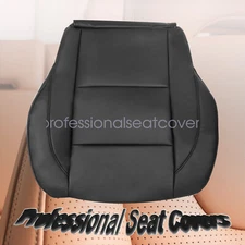 For 2005-2015 Nissan Armada Platinum Driver Bottom Leather Seat Cover Black
