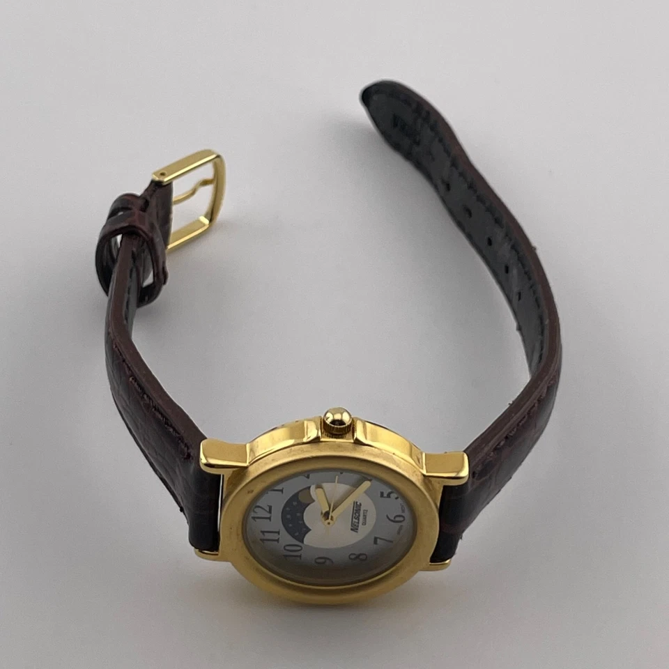 Reloj Nelsonic Mujer Cuarzo 27mm Caja Cuero Marrón Correa Cuarzo Tres Manecillas Foto 2 de 4