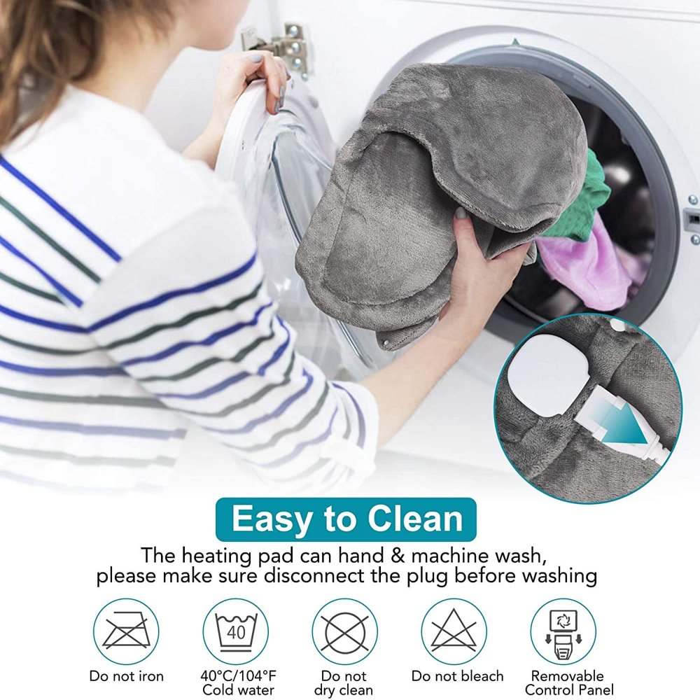 Weighted Heating Pad for Pain Relief, FSA HSA Eligible, 24"X33", Gray eBay