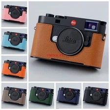 Handmade Leather Half Case for Leica M11 Metal Insert Camera Cover New Milicase