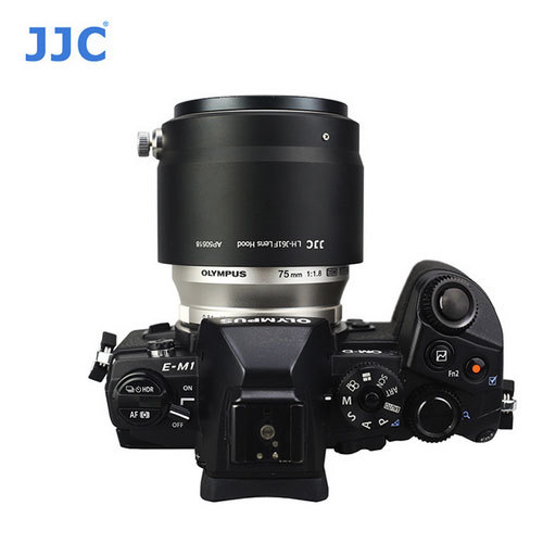 JJC Sonnenblende Für Olympus Kamera Objektiv – Modell LH-61F In Schwarz