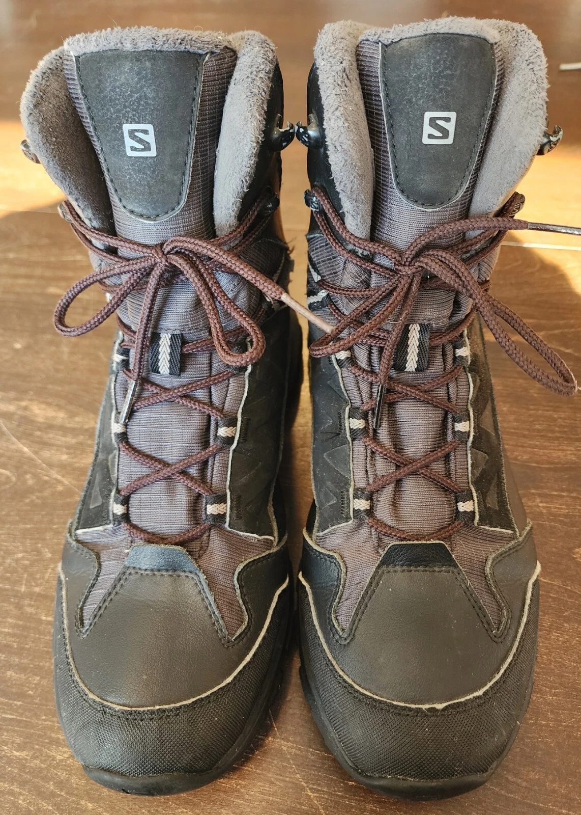 Salomon Chalten TS CSWP Boots Winter Waterproof Black Men’s Size 9 Thinsulate