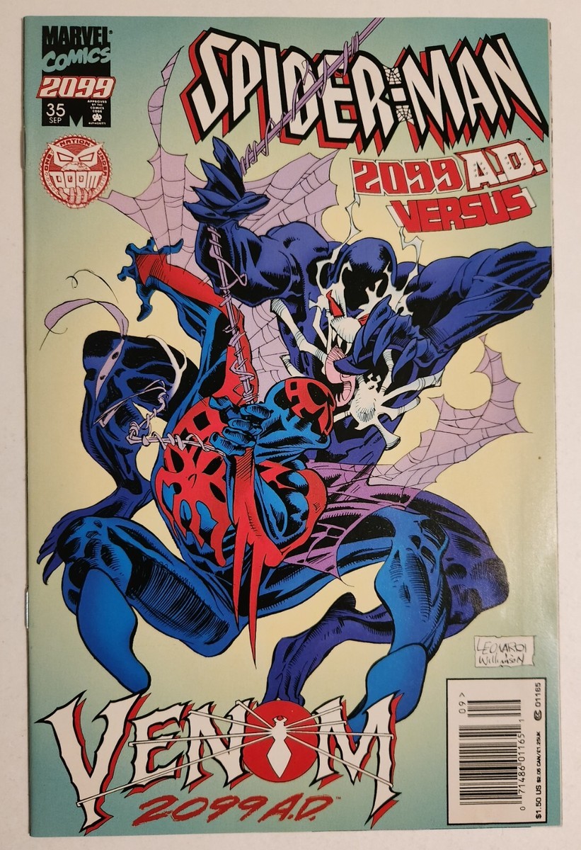 Spider-Man 2099 #35 (1995, Marvel) VF/NM Newsstand 1st App Venom