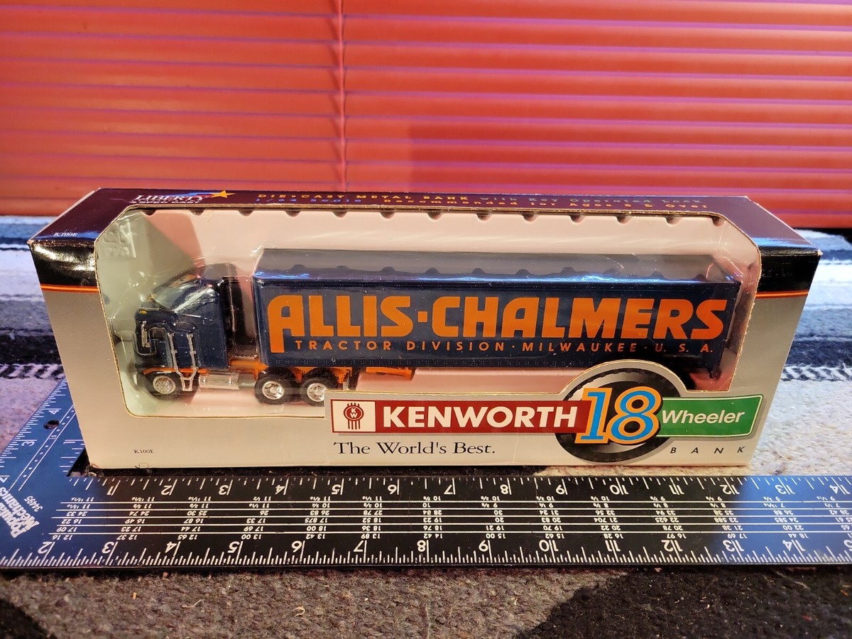 Allis Chalmers Kenworth 18 Wheeler Bank 1/64 Diecast Semi Replica