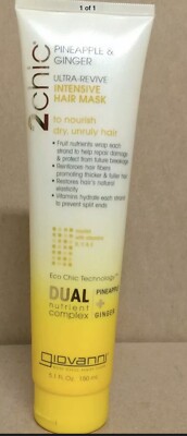 2chic Ultra-Revive Intensive Hair Mask with Pineapple & Ginger Giovanni 5.1 oz L