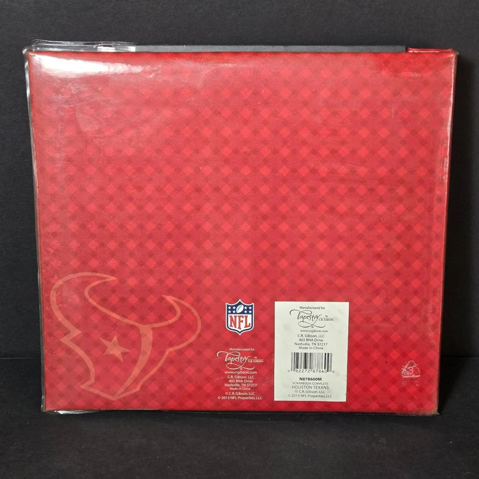 Tapeçaria por Carson NFL Houston Texans kit álbum de recortes 8" X 8" com adesivos - Imagem 2 de 4