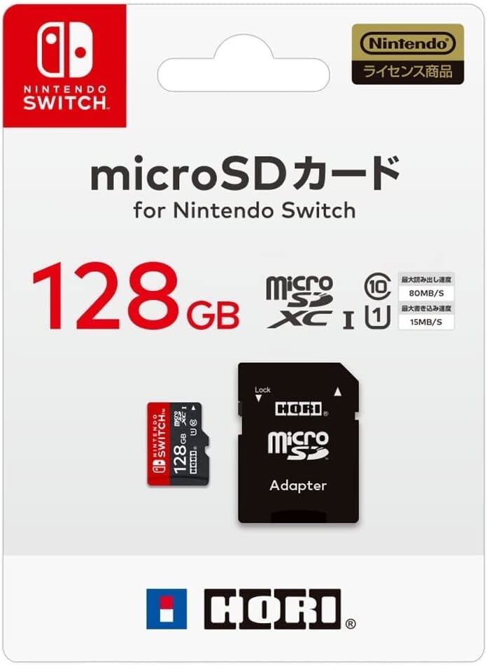 HORI Micro SD Card 128GB for Nintendo Switch NSW-075 From Japan