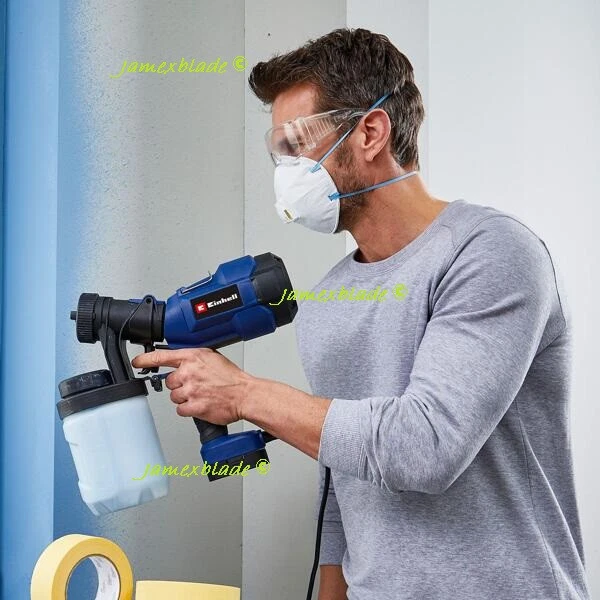 Einhell Spray Gun with Paint Cup, Airbrush Compressor With Tank