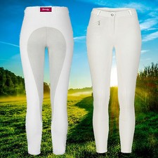 Cavallo Breeches Cathy, Full Seat Kids Breeches, White, Kids Tournament Breeches