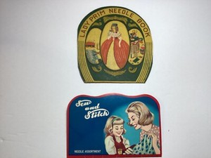 LOT vintage Lady Prim Needle Book & Sew and stitch made in occupied Japan.