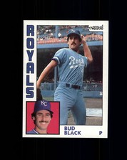 1984 Nestle #26 Bud Black - Kansas City Royals NM/MT (A02A)