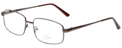 Jubilee Mens J5812-DBR-55mm Metal Designer Reading Glasses Dark Brown PICK POWER