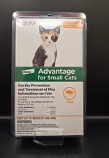 Advantage Topical Flea Prevention For Small Cats 2-9 Lbs, 2-Monthly Treatments