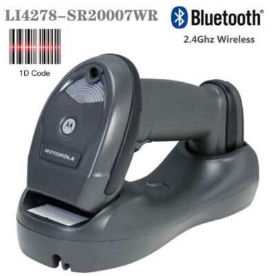 Zebra Symbol LI4278-SR20007WR Wireless Barcode Scanner mit Cradle und USB Kabel
