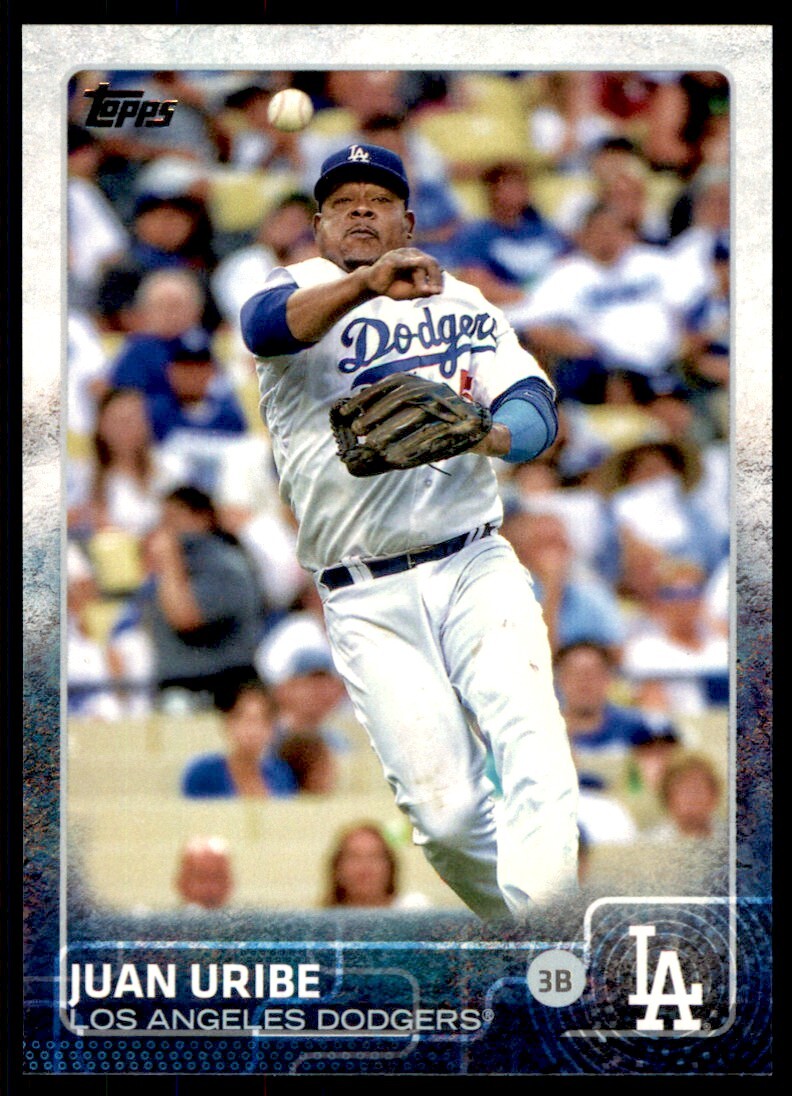 2015 TOPPS #409 JUAN URIBE LOS ANGELES DODGERS