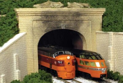 Monroe Models N Double-Track Tunnel Portal Cut Stone 211