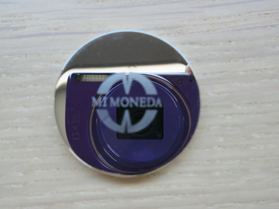 MI MONEDA Grande Inoxidable RITMO Teniente Rosa SWAROVSKI Cristal Moneda NUEVA DIFÍCIL DE ENCONTRAR Foto 4 de 4