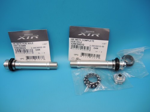 SHIMANO XTR FRONT HUB AXLE UNIT 99.6mm HB-M975 + HB-M985 HUB - COMPLETE OR BARE - Picture 2 of 15