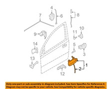 GM OEM 06-11 Aveo,Aveo5,G3 Front Door Lock Hardware-Handle, Outside 96409548