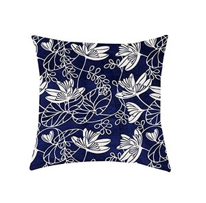 large navy pillows