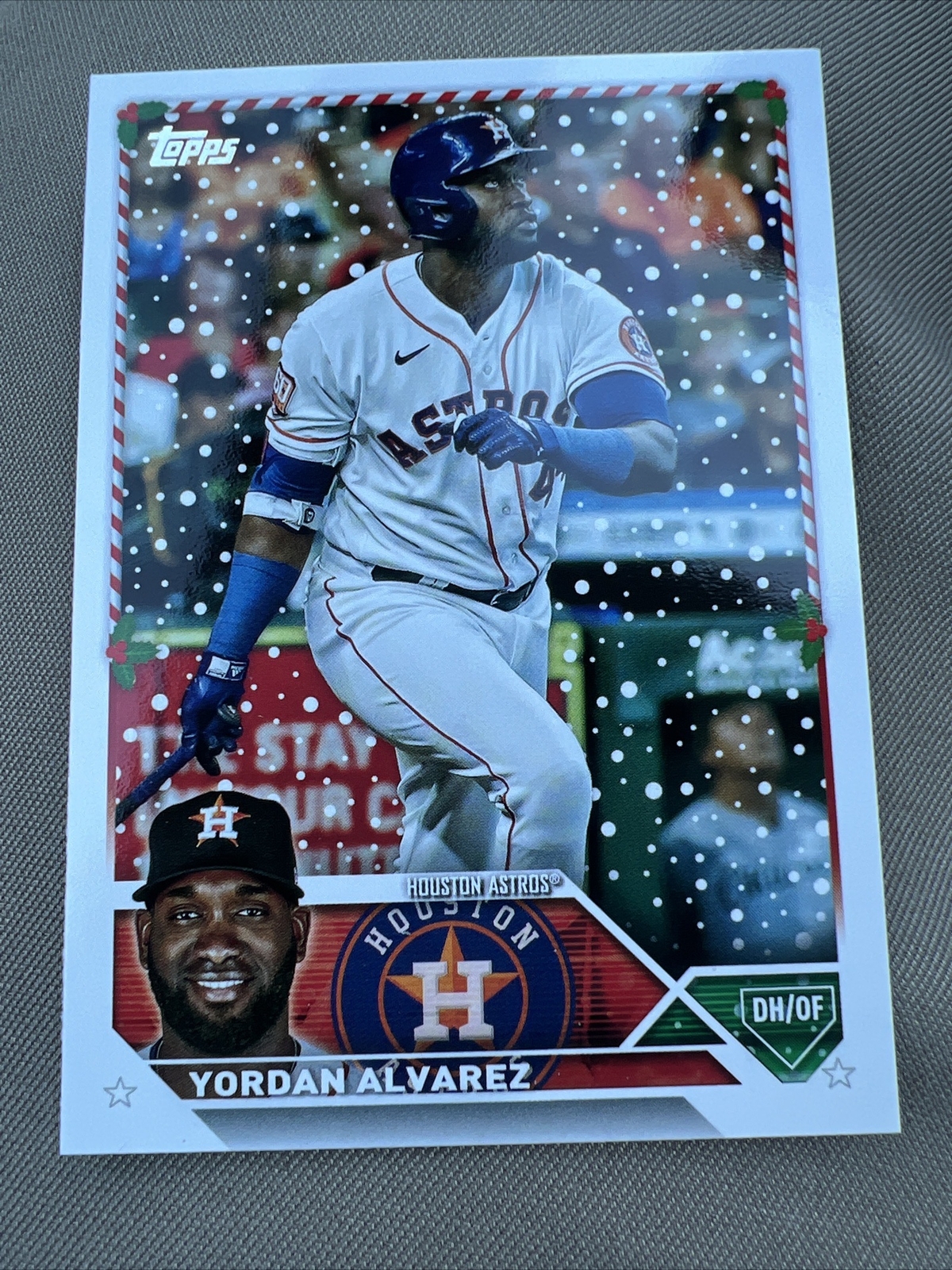2023 Topps Holiday # H160 Yordan Alvarez Houston Astros