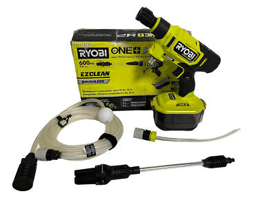 #ad RYOBI 18V One HP 600PSI EZClean Cordless Power Cleaner TOOL ONLY $89.95