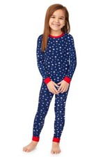 BedHead - Kids Long Sleeve Jersey PJ Set - Star Spangled - 6