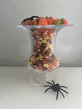  20 FIRM Clear Glass Vase - 6-1/  Diameter x 7  High