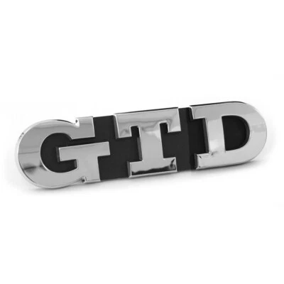 Original VW Golf 7 (5G) GTD Schriftzug vorn Kühlergrill Logo Emblem chrom OEM - Bild 1 von 2