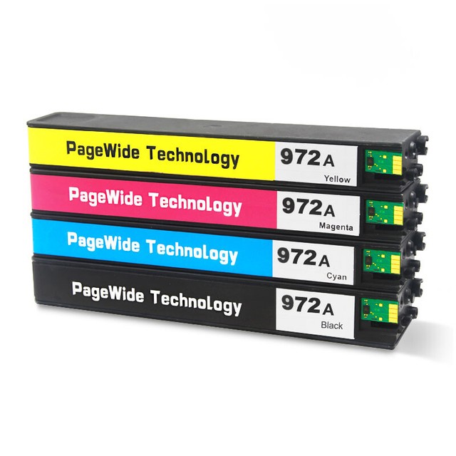 4Pk Reman Ink Cartridge 972A for HP PageWide Pro 352dw 377dw 452dn 577dw 477dn | eBay