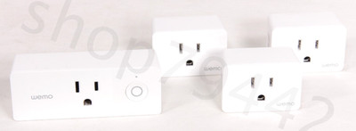 BELKIN WEMO Smart Plugs LOT of 4 Mini F7C063 (1) & WSP100 (3) Home Office Thread