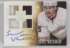2013-14 Panini Prime Rookie Auto Holo Silver 8/50 Sami Vatanen #150 Patch 1o3