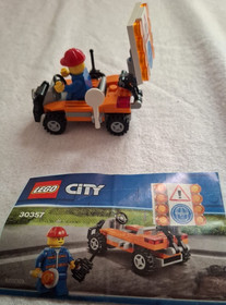 3x LEGO City Sets 30357, 60250 & 3177 Road Worker City Car Mail Plane COMPLETE