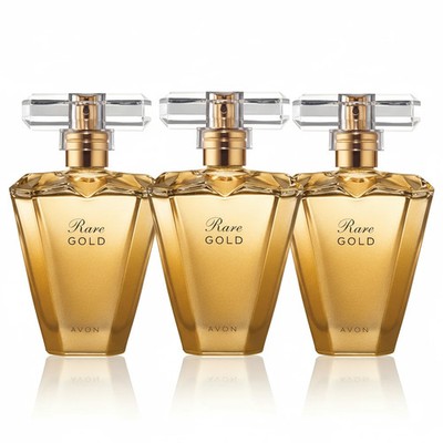 Avon Rare Gold Eau de Parfum 1.7 oz Women Perfume Spray (3 Pack)