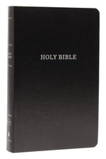 KJV, Gift and Award Bible, Leather-Look, Black, Red Letter Edition, Comfort